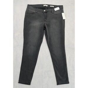 Jessica Simpson Jeans Sz 18 W NEW Kiss Me Skinny Womens Gray Stretch Medium Rise